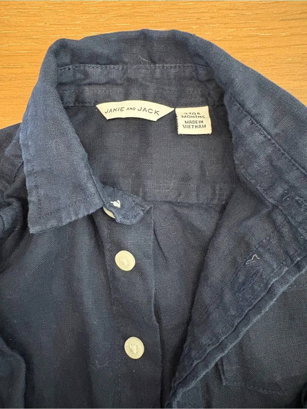 Set of 2 Janie and Jack Baby Linen Button-Down Shirts